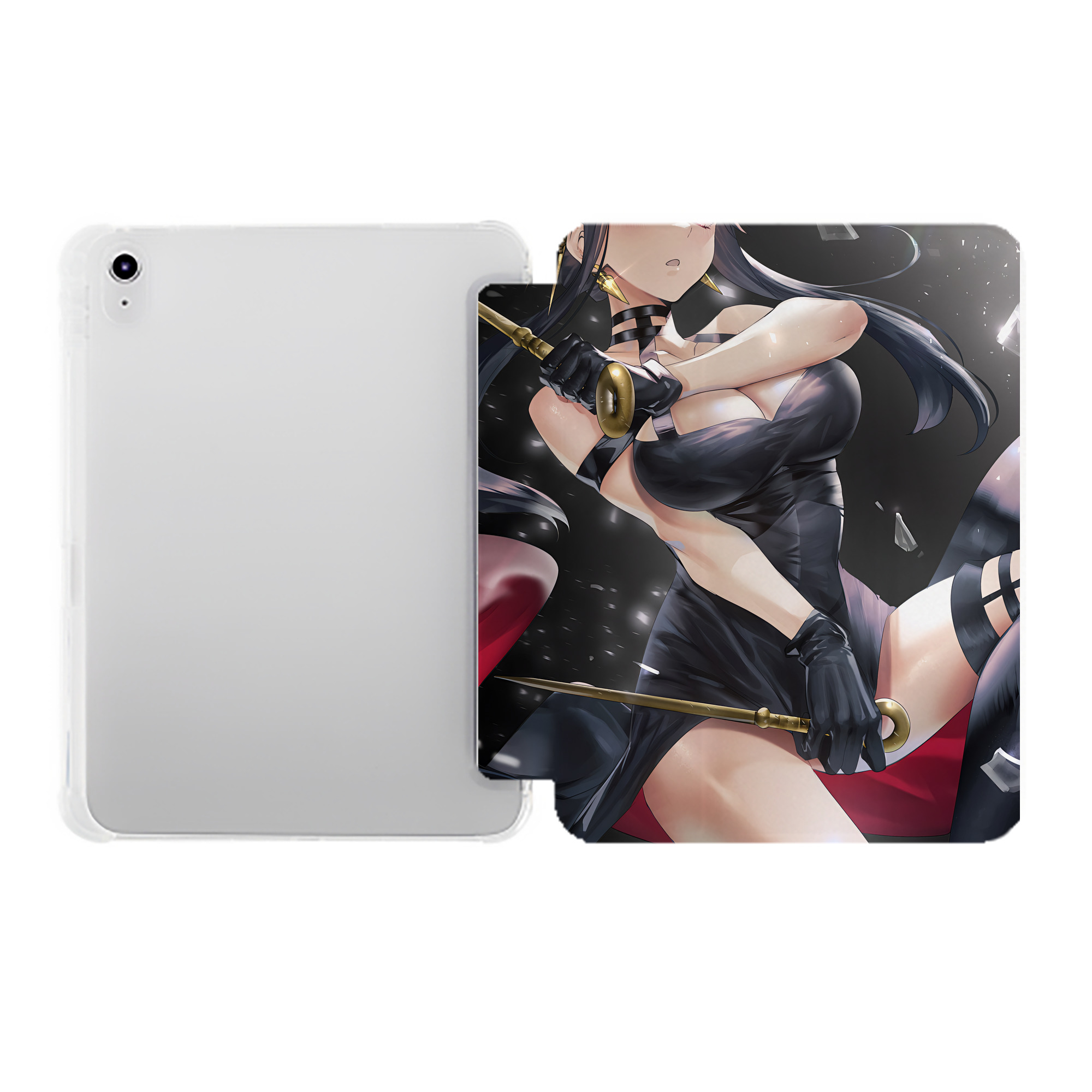 （画像用） SPY×FAMILY间谍家家酒 IPad ケース ペン収納付き 三つ折りスタンド PUレザー×シリコン 対応機種9.5/10.5/10.9インチ